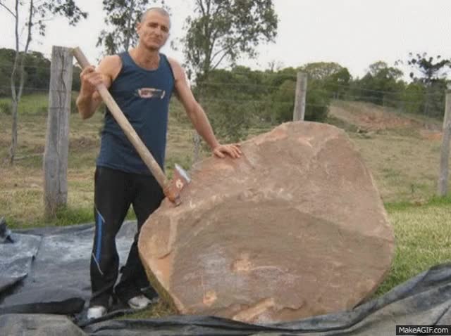 Dude carves a sculpture of his mom