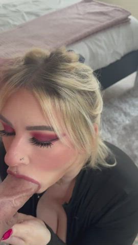 big dick cock worship drooling face fuck oral sucking gif