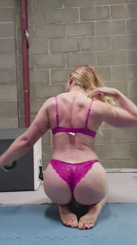 back flex and ass