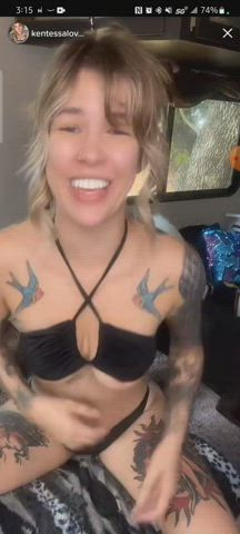 boobs flashing tiktok gif