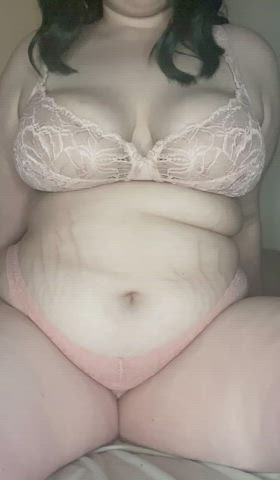 BBW Bra Pink gif