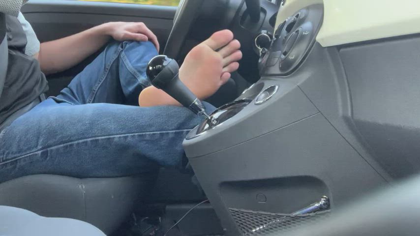 POV: you’re riding shotgun while I drive barefoot