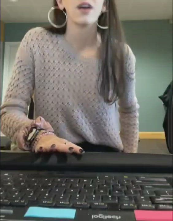 Flashing Office Public gif