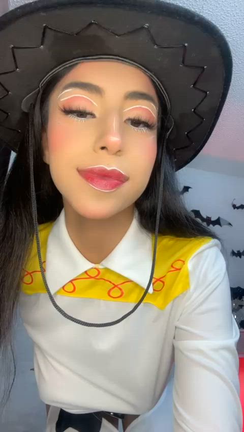 big ass cute halloween latinas gif