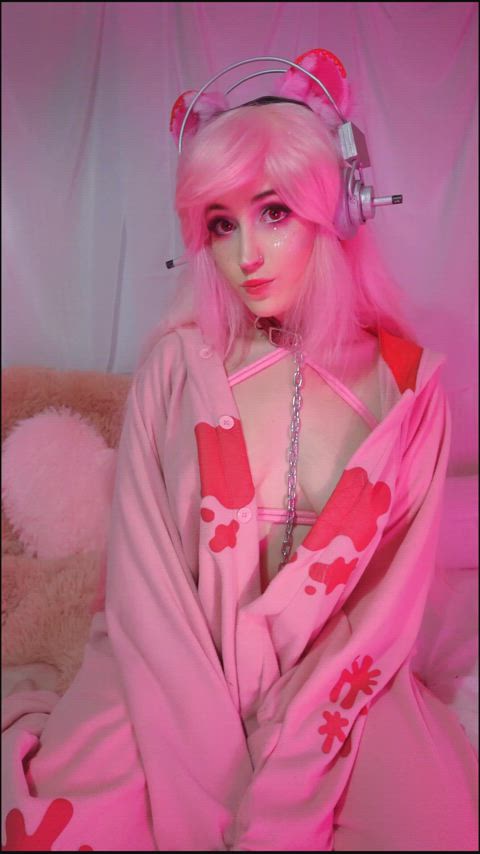 cosplay egirl monster girl onlyfans tiktok topless gif