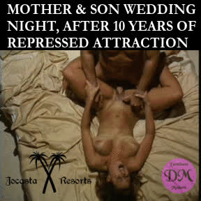 bed sex caption mom passionate son sweaty sex gif