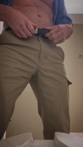 [47] Dad getting it out at work……