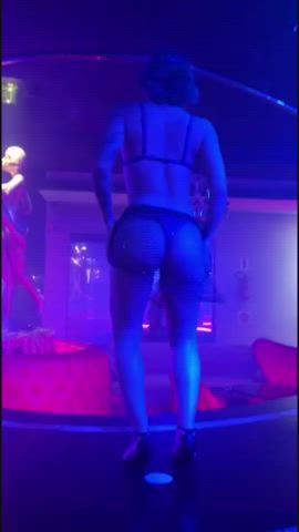 blue dancing pole dance strip stripper striptease gif