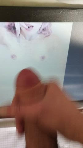 cum cum on tits erotic jerk off tits tribute r/tributeme gif