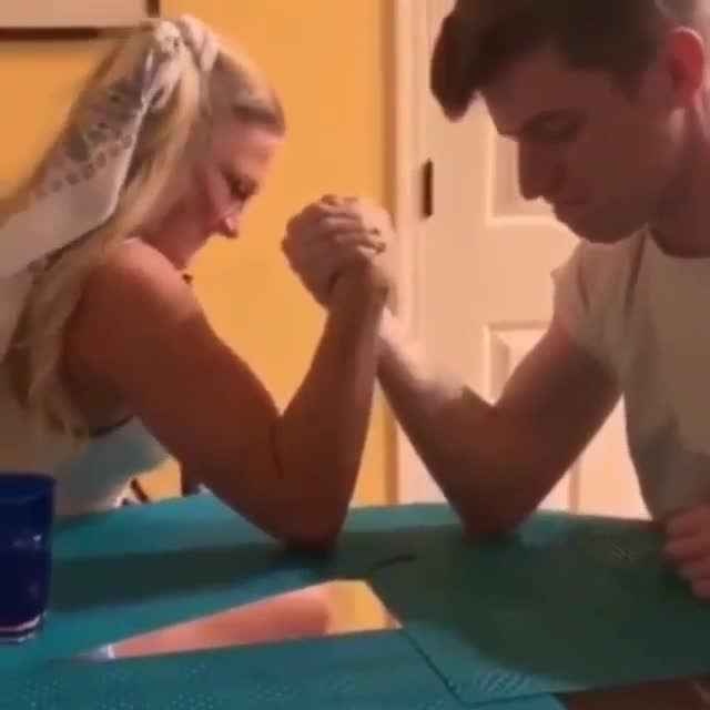 HMB while I arm wrestle this chick