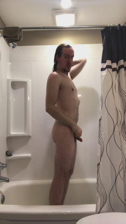 Ass Hairy Penis Pubic Hair Shower Tall gif