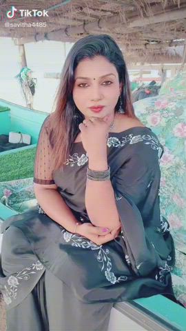 TikTok Indian MILF gif