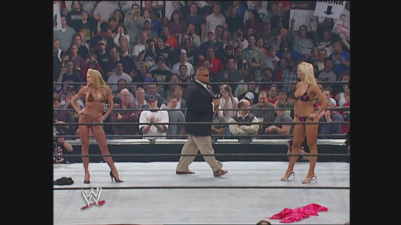 Torrie Wilson's Second Bikini Dance (Judgement Day 2003 Bikini Contest)