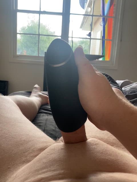 bbw cock masturbating toy non-binary gif