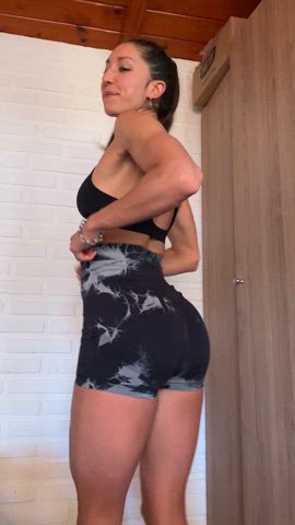 This type of ass cannot be achieved if it is not with hours of gym