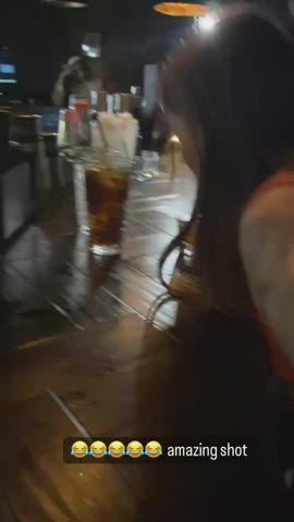 bar dripping female gif