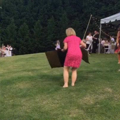 to slide down the hill