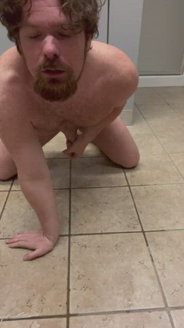 cum swallow gay piss public slave gif