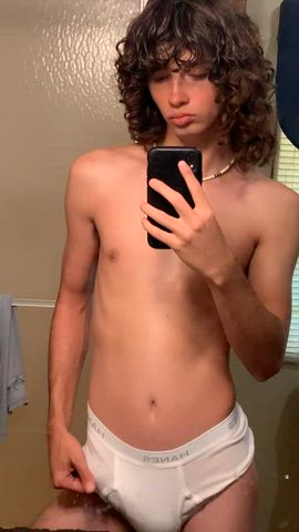 big dick mirror twink gif