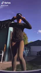 Jiggling Leggings TikTok gif