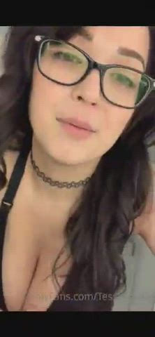 Areolas Big Tits Bra gif