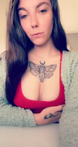 boobs tits titty drop petite gif