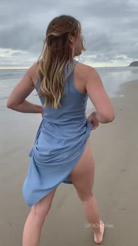 beach exhibitionist nude gif