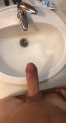 So my cock started leaking again ...