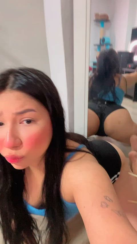 ass big ass latina gif