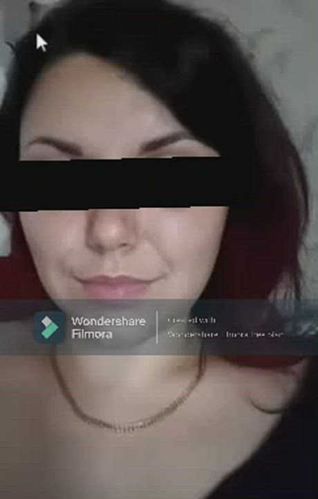 MILF Tits Webcam White Girl gif