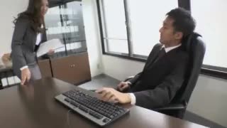 Japanese hot secretary fucked