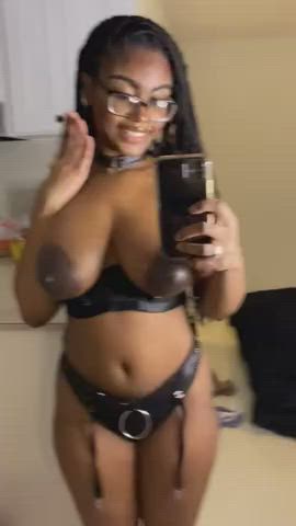 big tits ebony tits gif