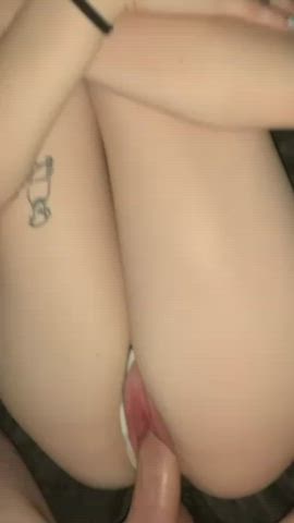 Cockslap Legs Up Tattoo gif