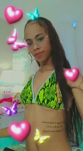 Amateur Ass Dancing Latina Natural Tits Petite Teen Tits gif