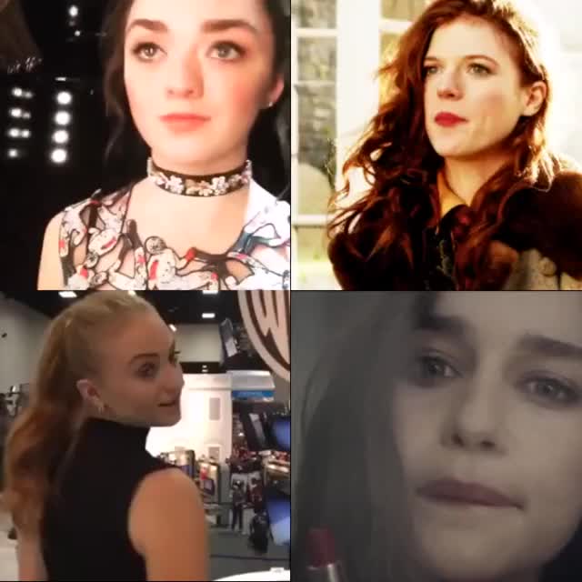 GoT Girls (Maisie Williams, Rose Leslie, Sophie Turner, Emilia Clarke) APM / All