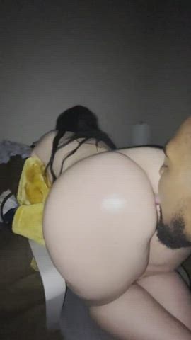 ass ass eating bending over big ass pawg thick gif