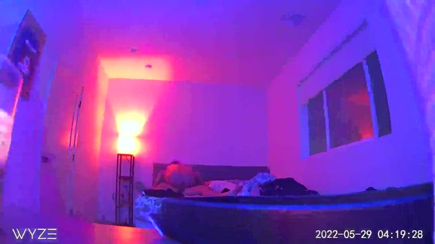 Husband watching me fuck his wife thru his hidden camera