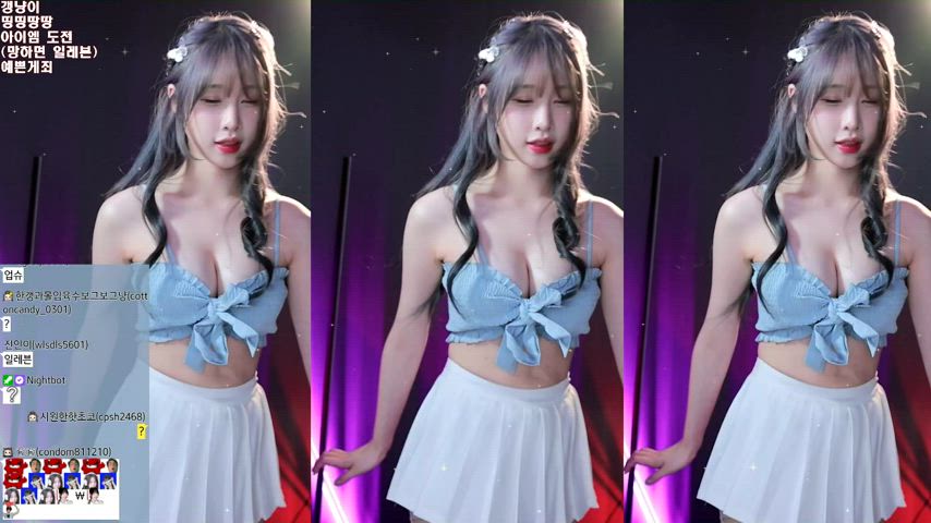 asian big tits dancing korean gif