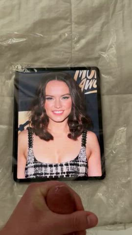 cumshot daisy ridley tribute gif