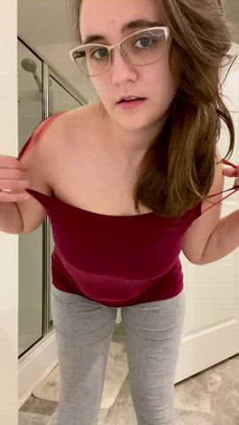 big tits milf natural tits onlyfans boobs gif