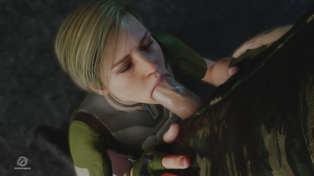 Cassie Cage sucking dick (Pewposterous, Evilaudio)