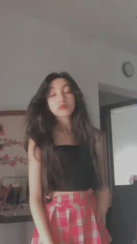 Dancing Desi Petite Skirt TikTok gif