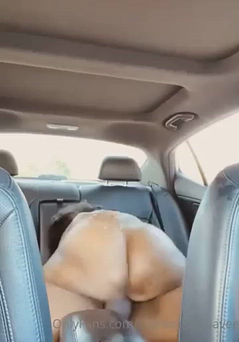 big ass car sex cowgirl cumshot ebony jigglefuck gif