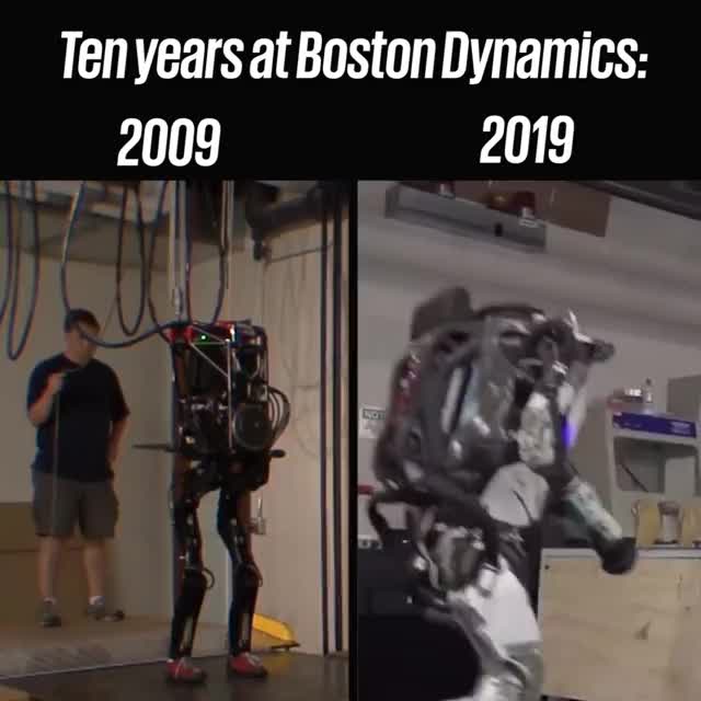 Boston Dynamics have come a long way over the past 10 years ??