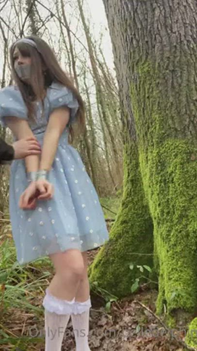 belle delphine bondage outdoor gif