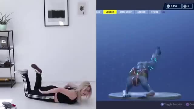 Missesvlog fortnite dance