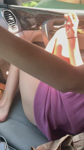 Flashing Labia Pussy Upskirt gif