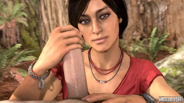 Chloe Frazer [Uncharted: The Lost Legacy] Handjob Animation