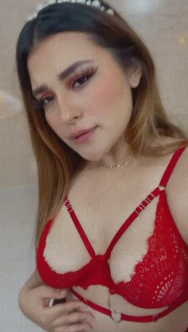 chaturbate colombian lingerie sensual stripchat tits gif