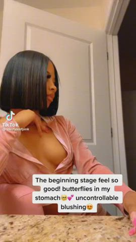 braless ebony nipple nipples nipslip gif